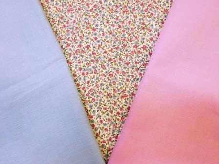 Cream Pink Hickory Rose/Pink/Pale Blue