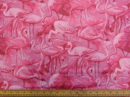Monochrome Flamingo Pink