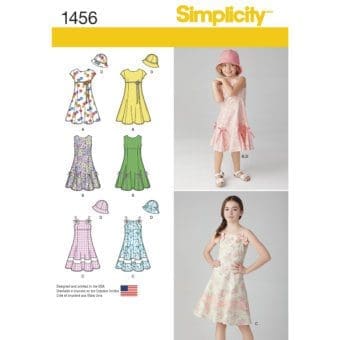 Simplicity Children's Sewing Pattern 1456