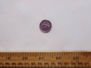 Fisheye Button 20mm Mauve Code Jam
