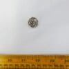 Buttons 20mm Silver Shanked Swirl Code Jam
