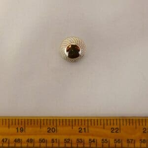 Buttons K1295 Swirl Round Pale Gold