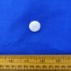 Buttons 20mm Football Shanked White Code Jam