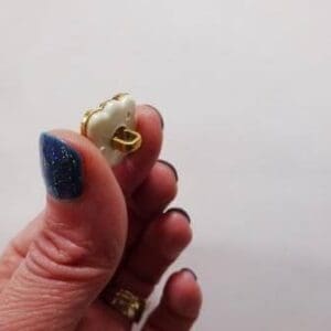 Buttons 18mm Pearl Rubix Shanked Code Jam