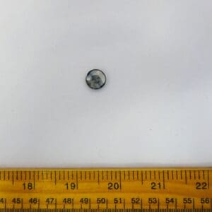 Button 12mm Marl Grey Code Jam