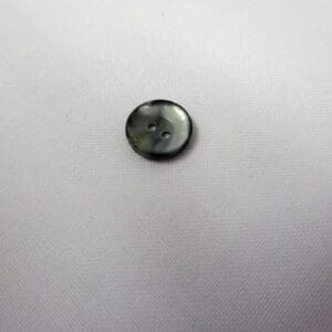 Button 12mm Marl Grey Code Jam