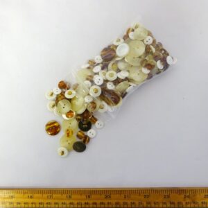 Buttons Mixed Bag Natural Brown Vintage Buttons