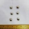 Buttons 19mm Stud Muffin Silver Code Jam