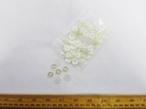 Buttons Bag Ivory Fish Eye Buttons 12mm
