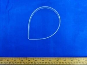 Hair Band Clear Plastic 1016