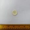 Button 2 Hole Cream 25mm Code 008