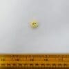 Button 2 Hole Balls Cream 14mm Code Jam
