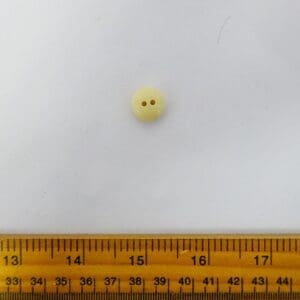 Button 2 Hole Balls Cream 14mm Code Jam