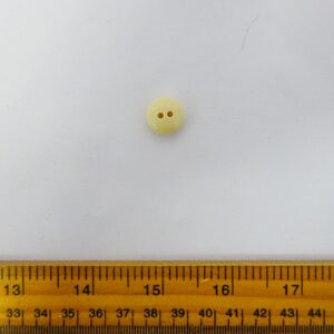 Button 2 Hole Balls Cream 14mm Code Jam