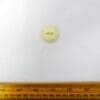 Button Flaxy Waxy Cream 25mm Code Jam