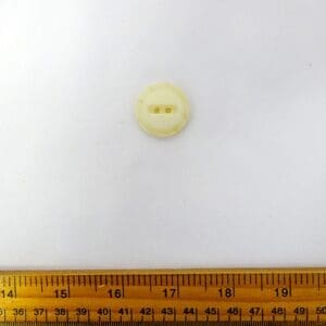 Button Flaxy Waxy Cream 25mm Code Jam