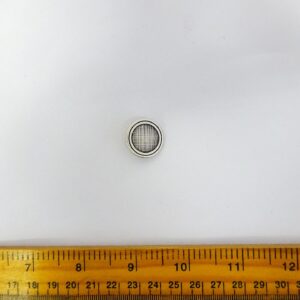 Buttons 20mm Shanked Buff Metal Silver Code Jam