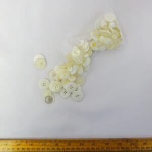 Buttons Mixed Bag Cream Vintage Buttons