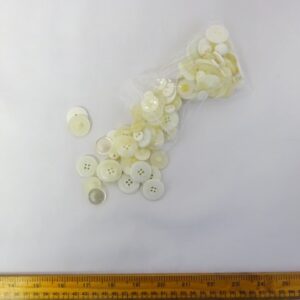 Buttons Mixed Bag Cream Vintage Buttons