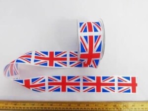 Union Jack Ribbon 50mm Wide