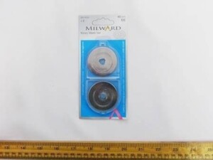 Replacement Straight Blade Twin Pack For Rotary Cutters