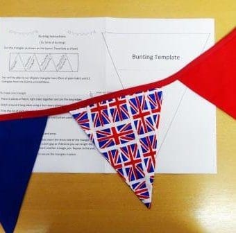 Bunting FREE Sewing Template