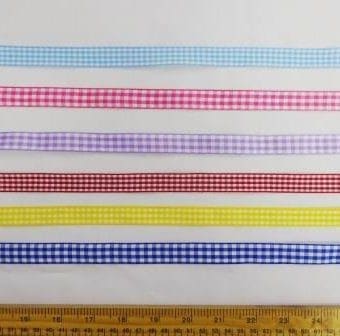 16mm Gingham Ribbon