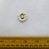 Round Silver 8339 Buttons size 34