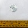 Buttons Glitz 8862 25mm White/Silver