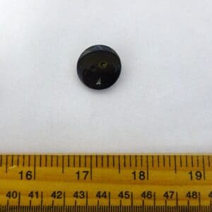 Buttons 2 Hole Black Yak Code Jam 22mm