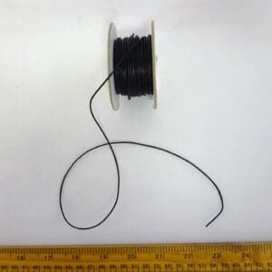 Cord Thong Cotton 1mm Black