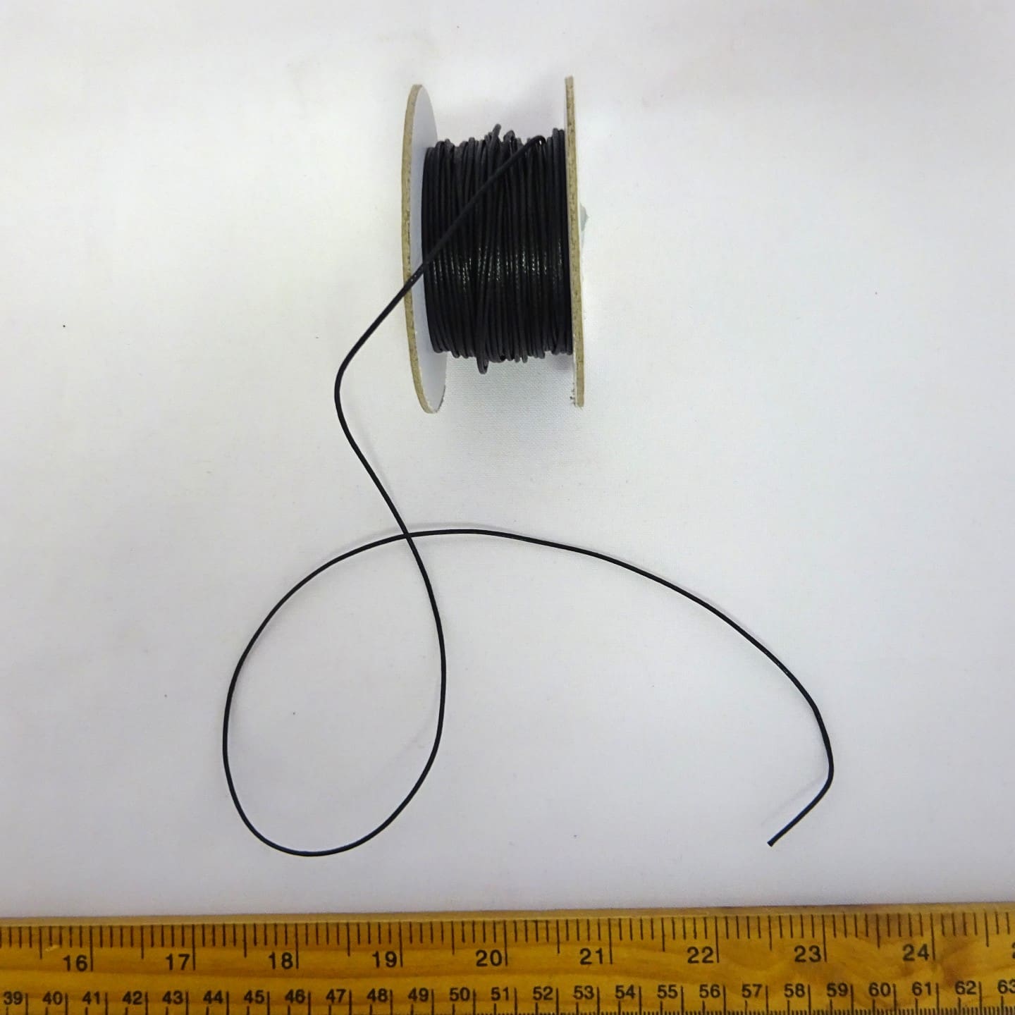 Cord Thong Cotton 1mm Black