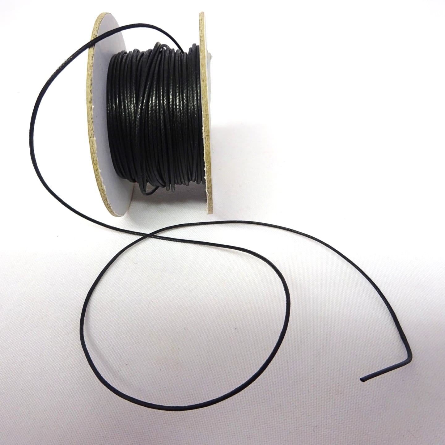 Cord Thong Cotton 1mm Black
