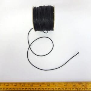 Cord Thong Cotton 2mm Black
