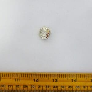 Buttons Metallic Anchor Code B5 1.8cm Wide Silver