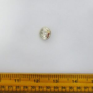 Buttons Metallic Anchor Code B5 1.8cm Wide Silver