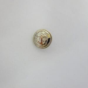 Buttons Metallic Anchor Code B5 1.8cm Wide Silver