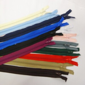 Plain Teeth Open Ended Zips