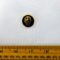 Skull Buttons Black/Gold 2cm Code 596