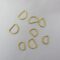 Curtain D-Rings Brass
