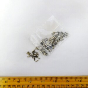 Beads In Packets Bugle Beads 7mm Gunmetal