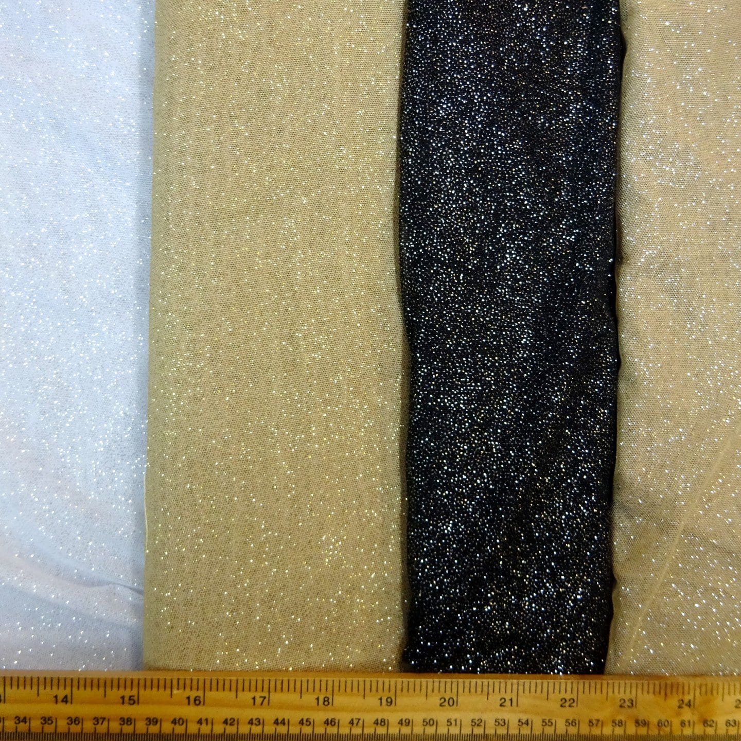 Multicolor Sparkle Underwear Black Glitter Print Pouch High