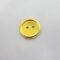 Buttons Plain 2 Hole 18mm Gold Code Jam