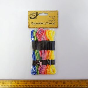 Embroidery Thread Packets Single Stranded Perle Variegated
