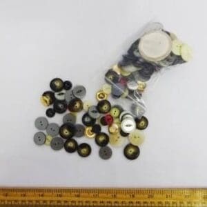 Buttons Mixed Bag Multi Coloured Buttons