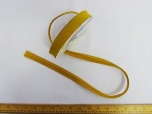 Poly Cotton Bias Binding 18mm Wide Code Boys Gold