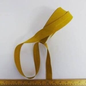 Poly Cotton Bias Binding 25mm Wide Code Boys gold 439