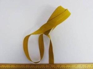 Poly Cotton Bias Binding 25mm Wide Code Boys Gold
