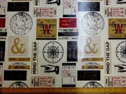 PVC Tabling Fabric World Ticket