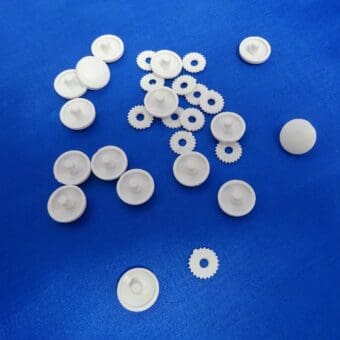 Cover Buttons 15mm Plastic